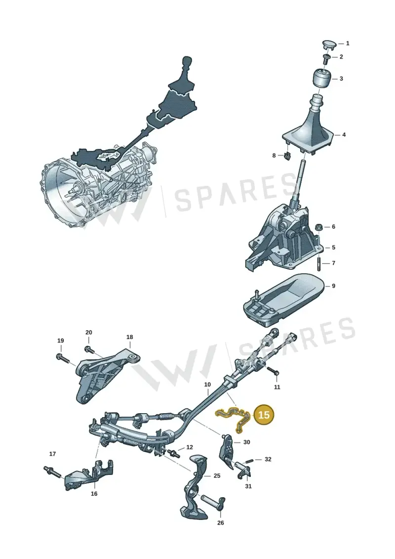 2HJ711637 — Volkswagen Amarok twin cab (2022-) diagram 2hb711300, position 15