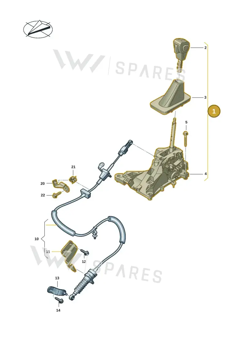2HJ713041AJK — Volkswagen Amarok (2022-2025) diagram 2hb711400, position 1