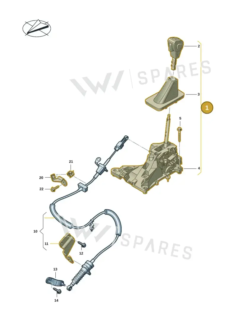 2HJ713041AKW30 — Volkswagen Amarok twin cab (2022-) diagram 2hb711400, position 1