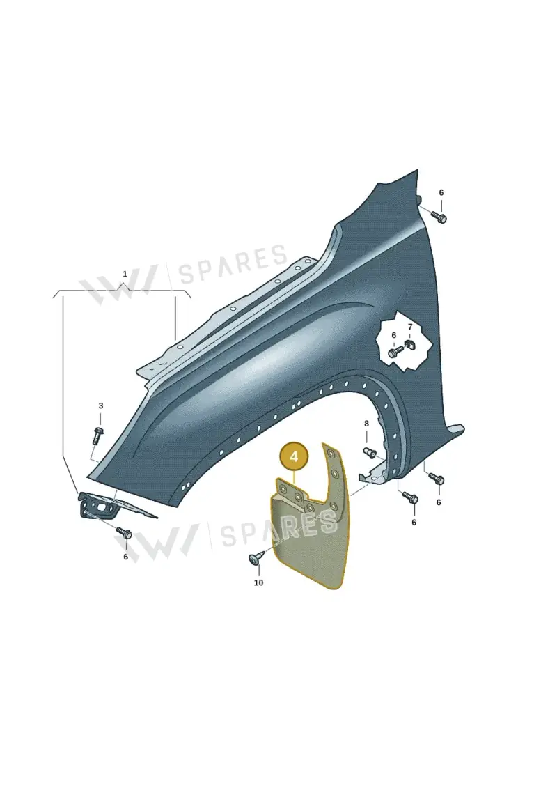 2HJ821819F — Volkswagen Amarok twin cab (2022-) diagram 2hb821000, position 4