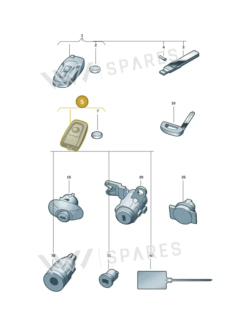 2HJ837202L — Volkswagen Amarok twin cab (2022-) diagram 2hb837100, position 5