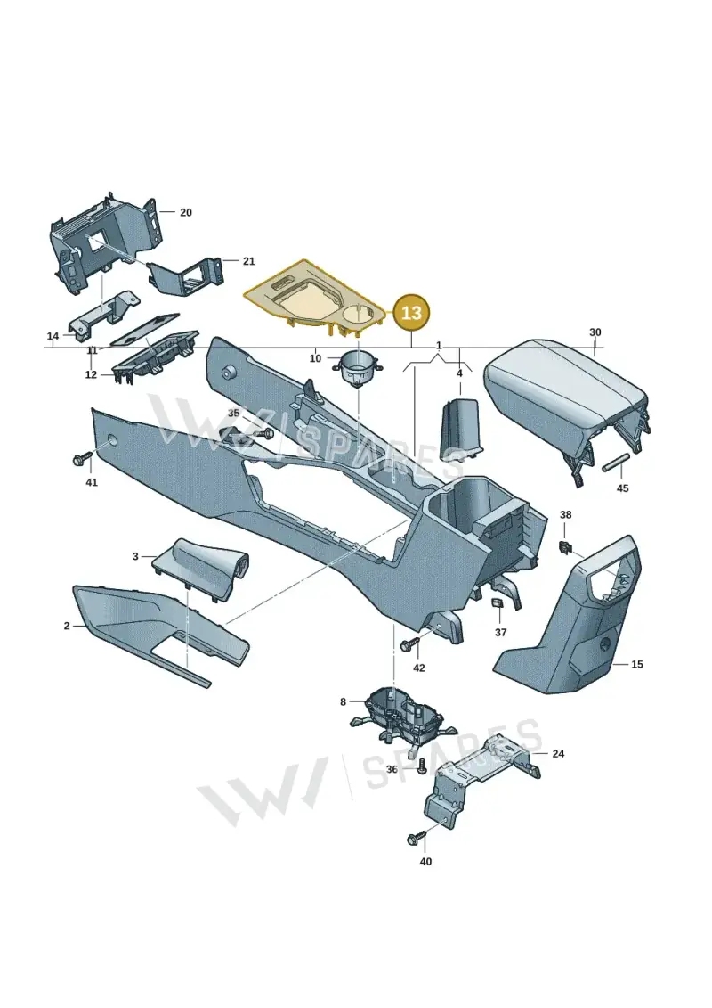 2HJ853057HR12 — Volkswagen Amarok (2022-2025) diagram 2hb863500, position 13