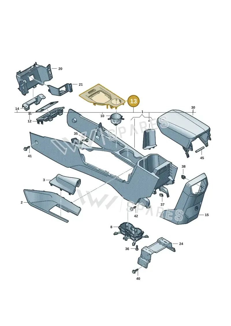 2HJ853057SR12 — Volkswagen Amarok (2022-2025) diagram 2hb863500, position 13