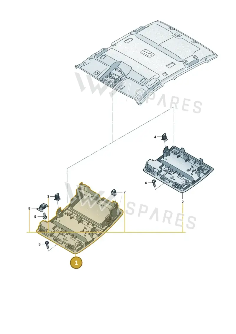 2HJ857342KR12 — Volkswagen Amarok (2022-2025) diagram 2hb867500, position 1
