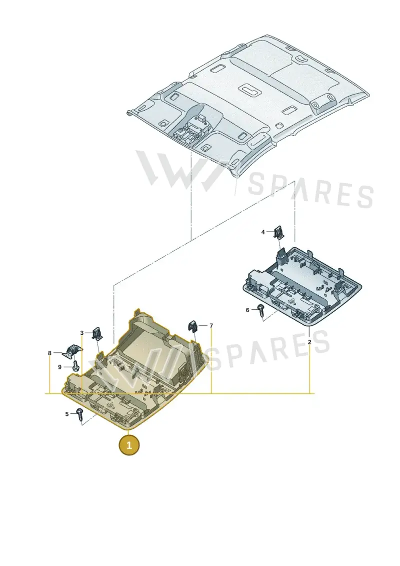 2HJ857342RR12 — Volkswagen Amarok (2022-2025) diagram 2hb867500, position 1