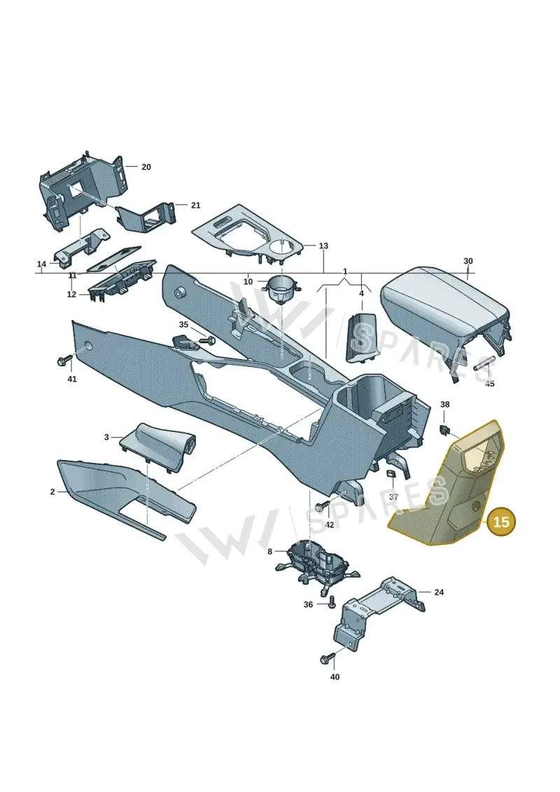 2HJ857909FR12 — Volkswagen Amarok (2022-2025) diagram 2hb863500, position 15