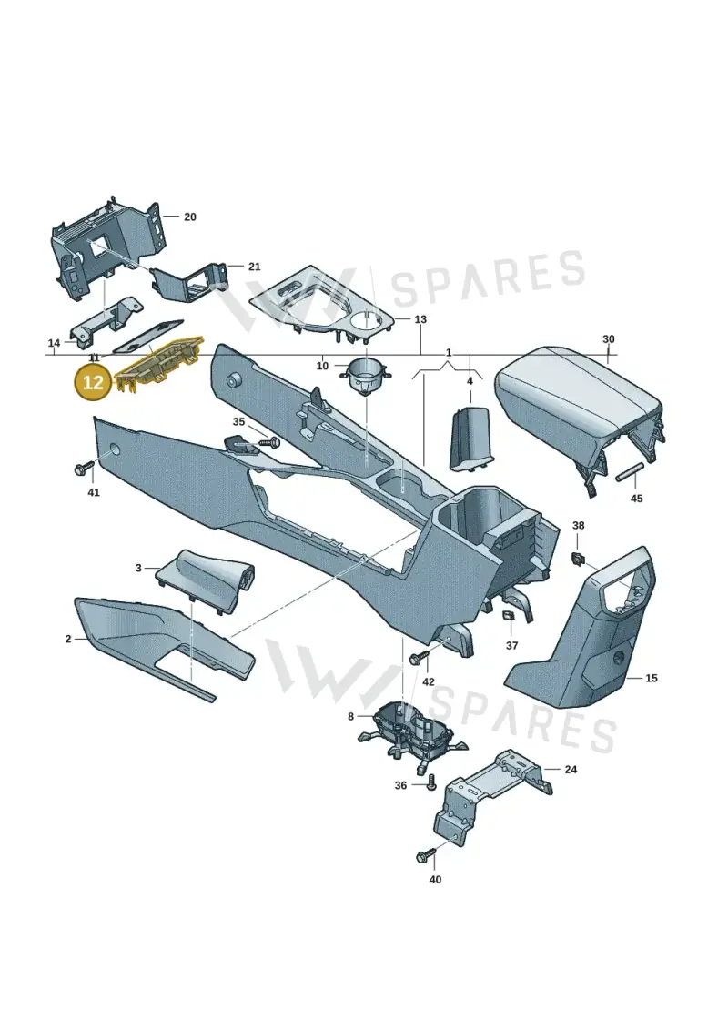 2HJ857920BR12 — Volkswagen Amarok (2022-2025) diagram 2hb863500, position 12
