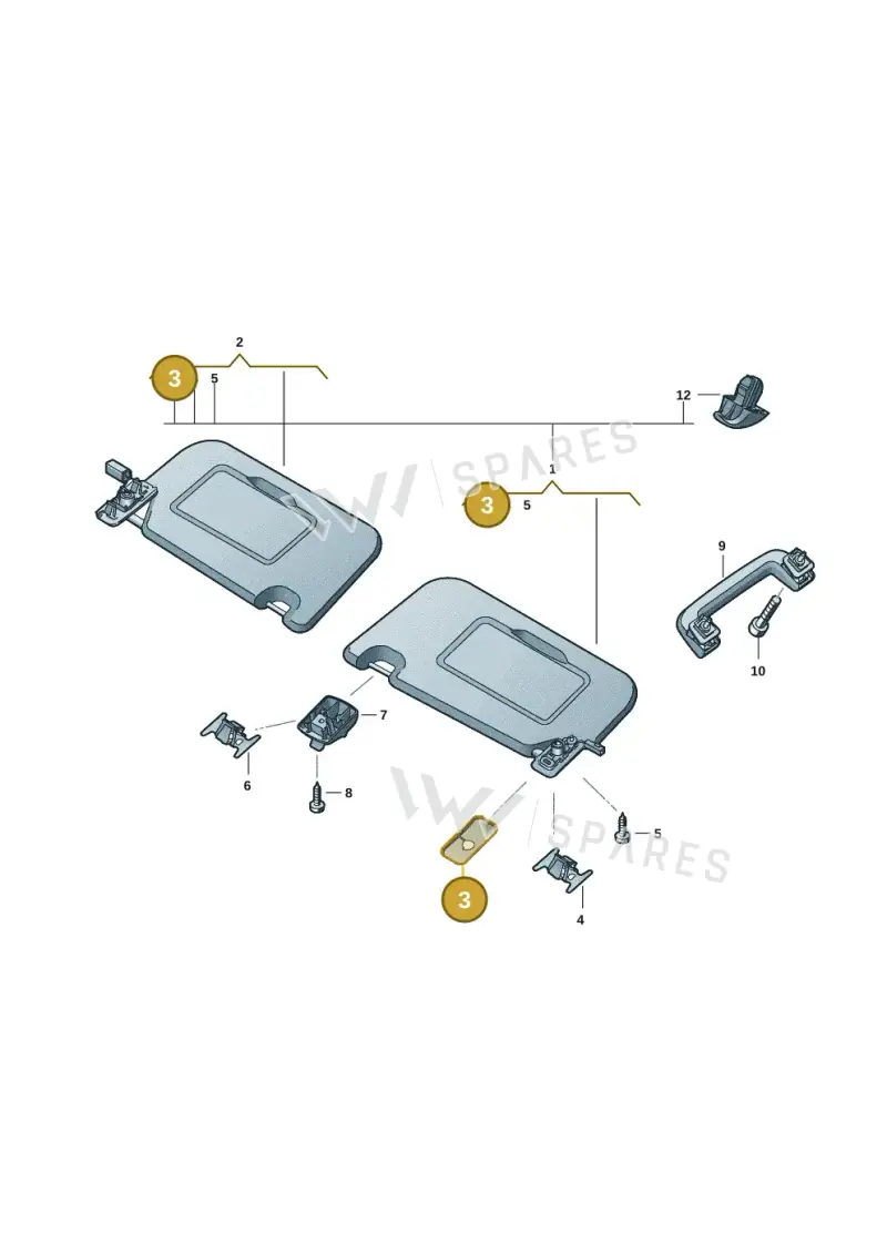 2HJ858283AS16 — Volkswagen Amarok (2022-2025) diagram 2hb857500, position 3