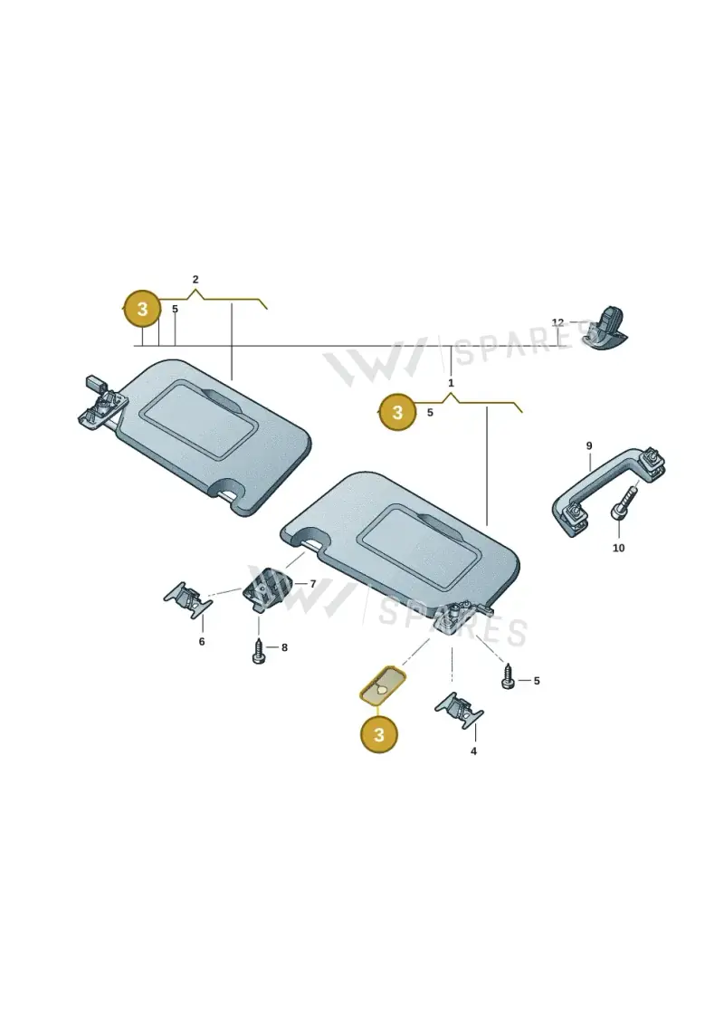 2HJ858284AS16 — Volkswagen Amarok (2022-2025) diagram 2hb857500, position 3