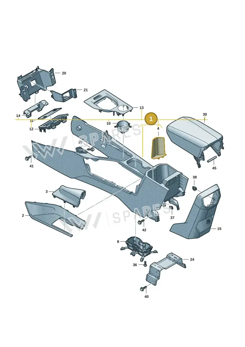 2HJ863133RR12 — Volkswagen Amarok (2022-2025) diagram 2hb863500, position 1