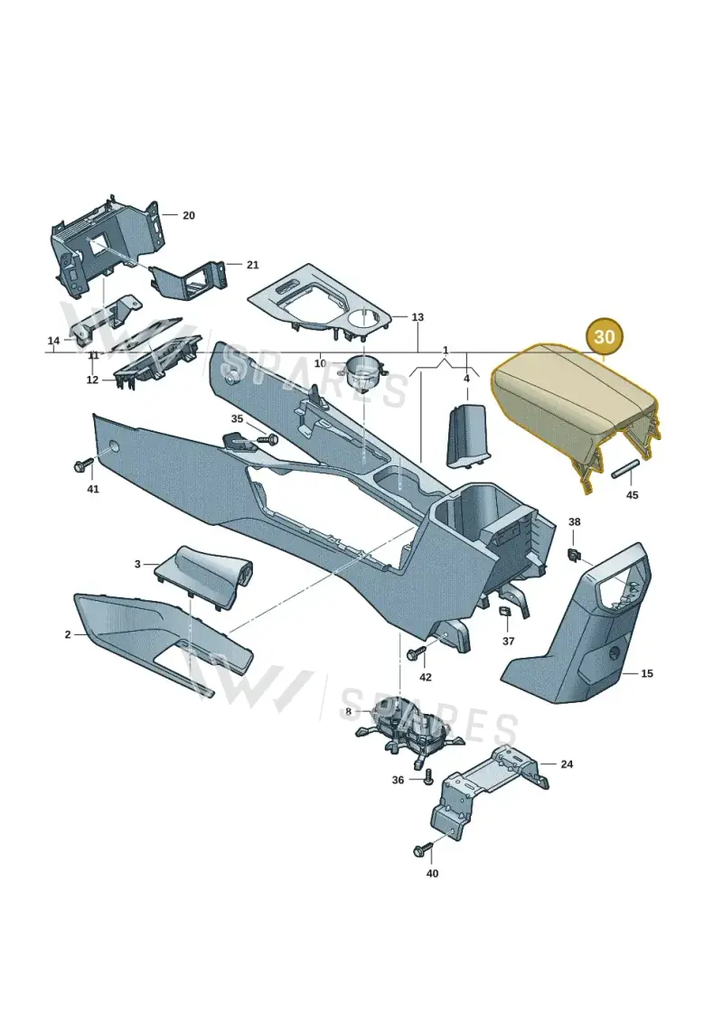 2HJ864207JR12 — Volkswagen Amarok (2022-2025) diagram 2hb863500, position 30