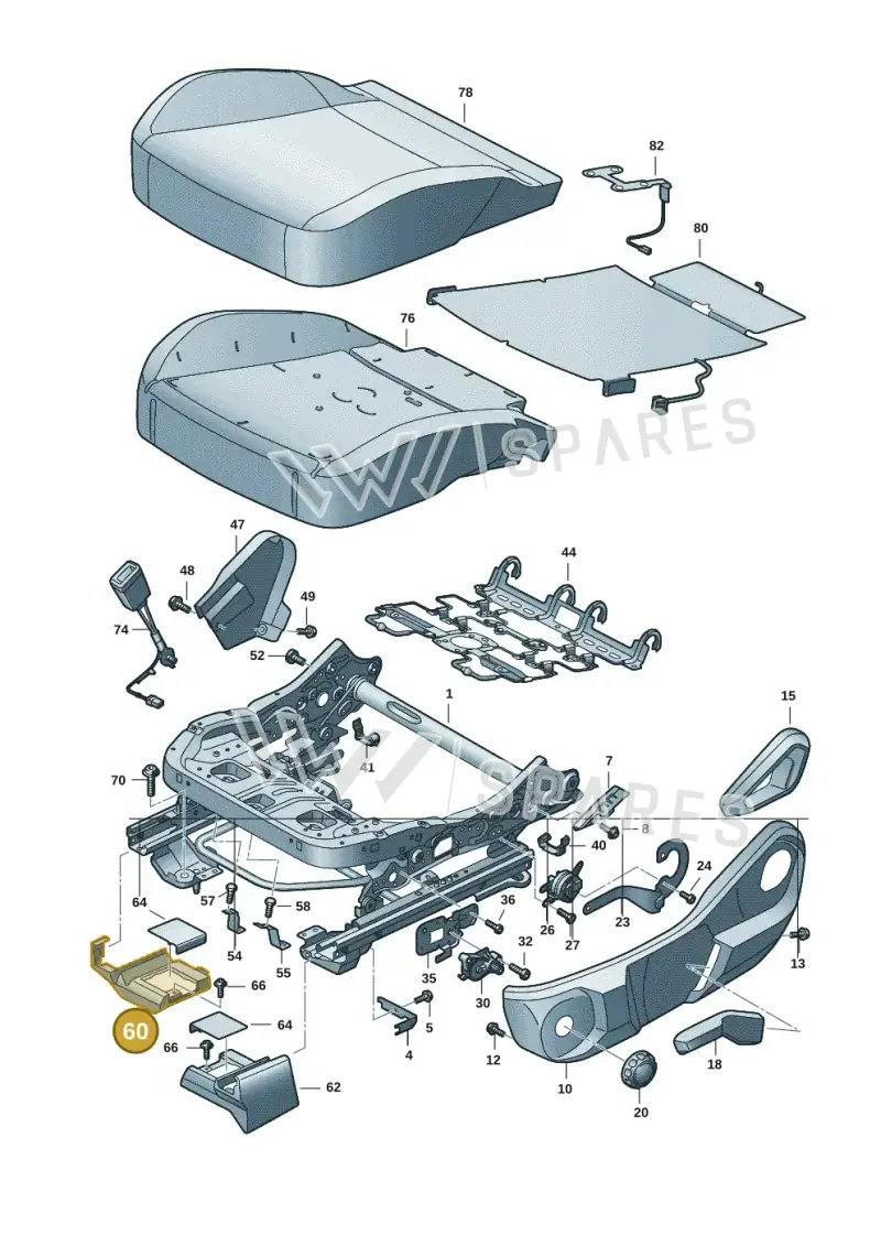 2HJ881346AR12 — Volkswagen Amarok twin cab (2022-) diagram 2hb881000, position 60
