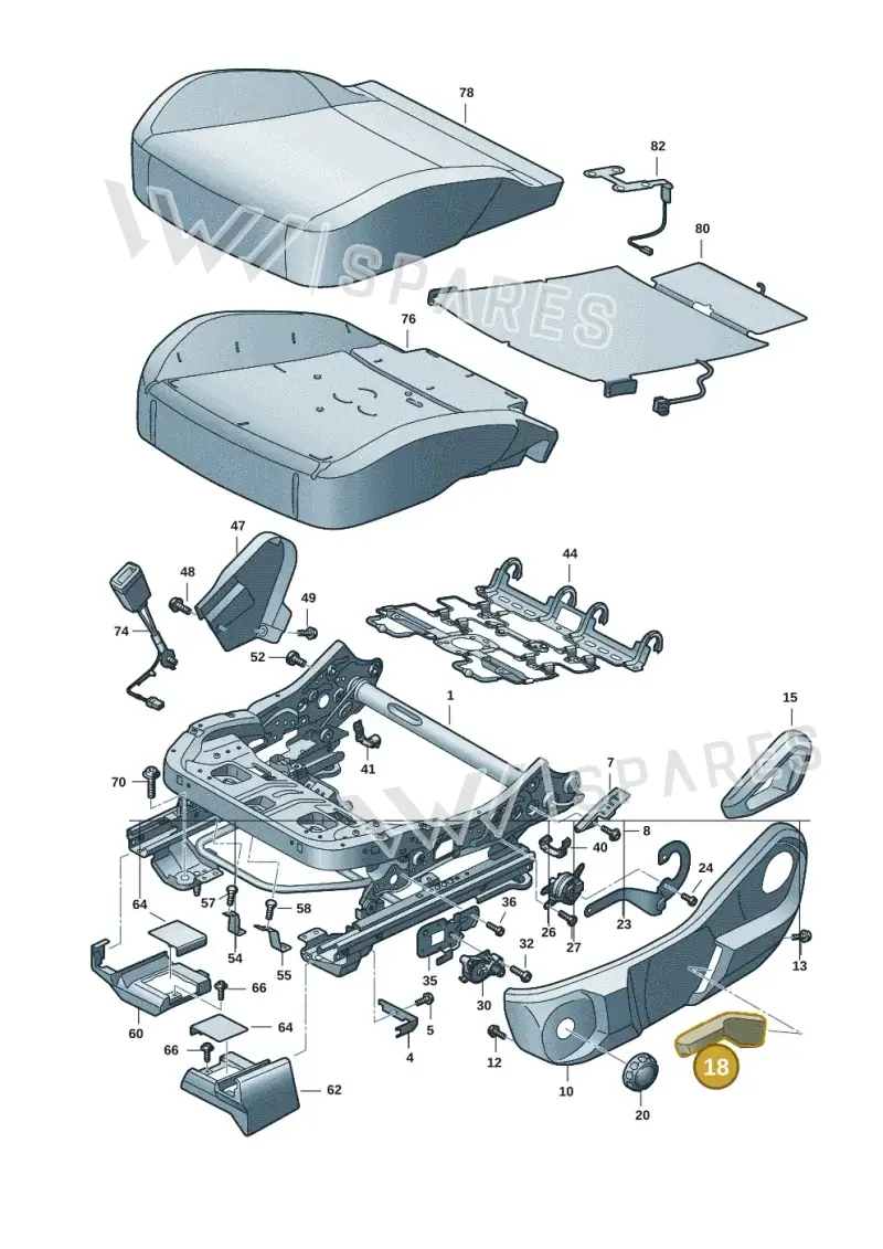 2HJ882252BR12 — Volkswagen Amarok twin cab (2022-) diagram 2hb881000, position 18