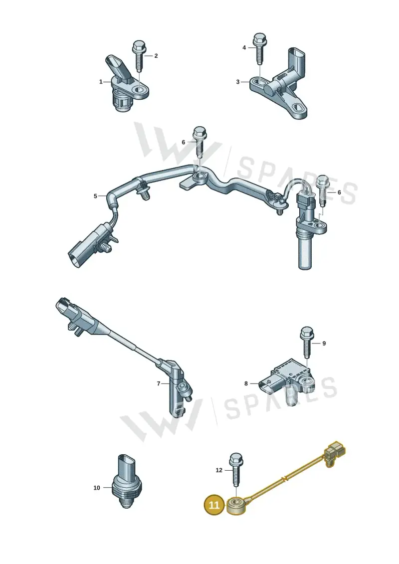 2HJ905376 — Volkswagen Amarok twin cab (2022-) diagram 2hb906030, position 11