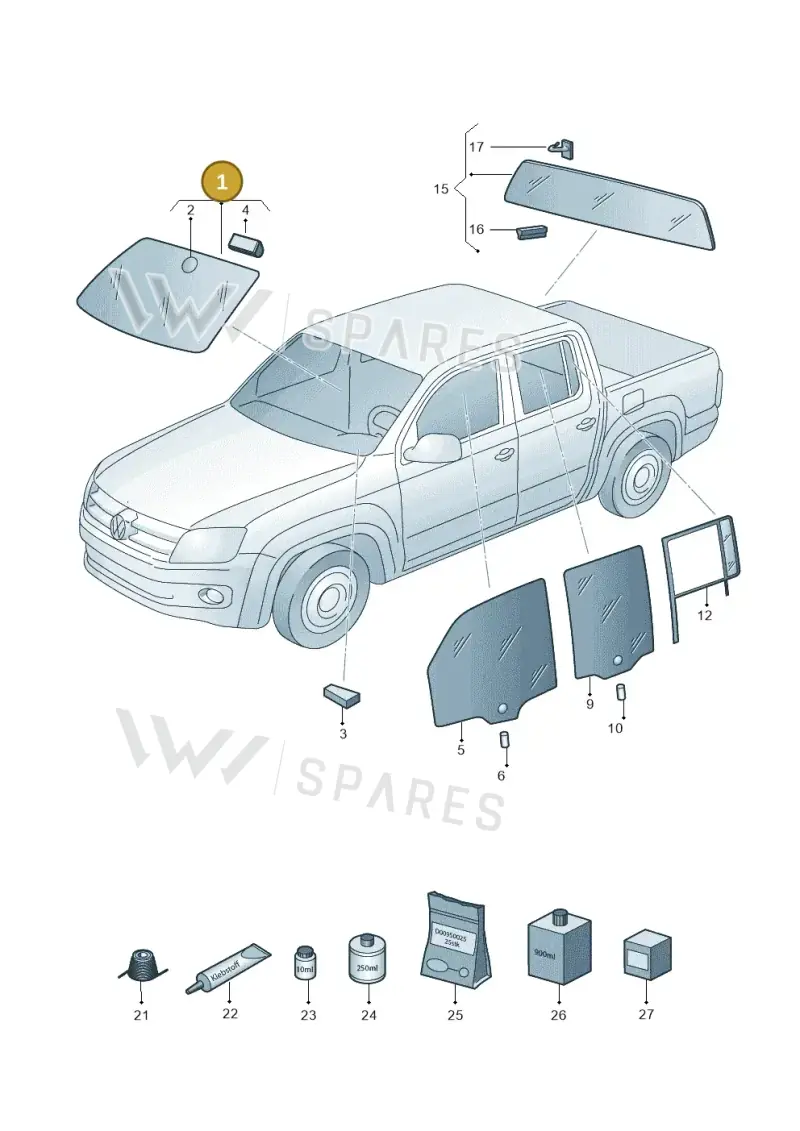 2HP845099ENVB — Volkswagen Amarok (2022-) diagram 683845000, position 1