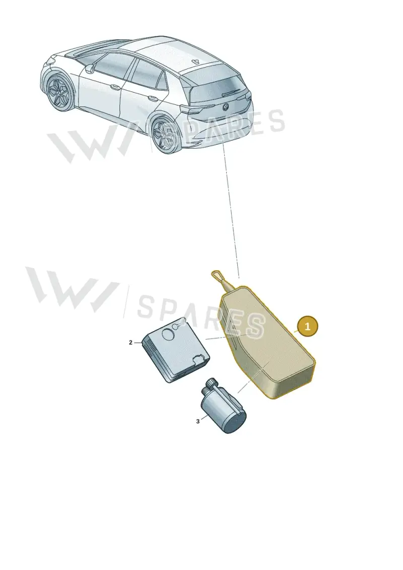2K0601703A905 — Volkswagen ID.4 Pro (2020-2023) diagram 10a012001, position 1