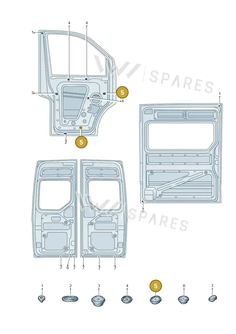 2K0810903 — Volkswagen E-Crafter 35 (2018-2024) diagram 806803370, position 5