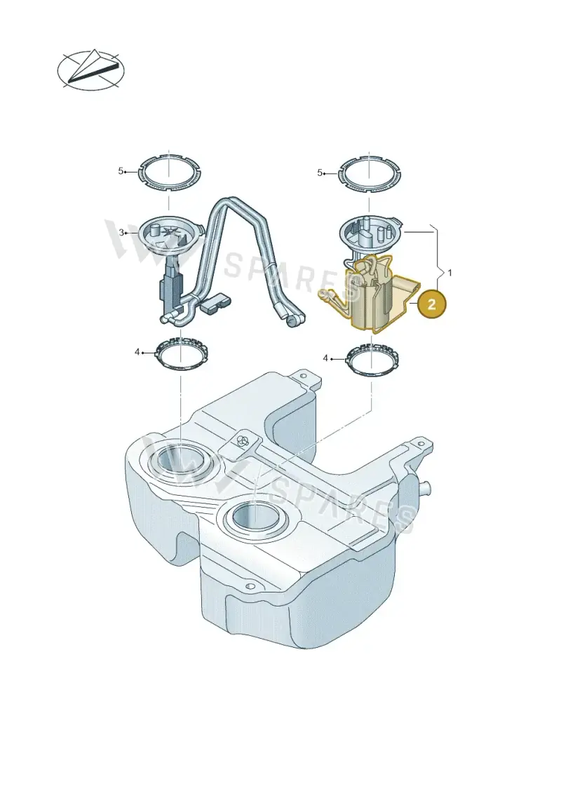2K0919673C — Volkswagen Caddy kombi (2015-2020) diagram 866919035, position 2