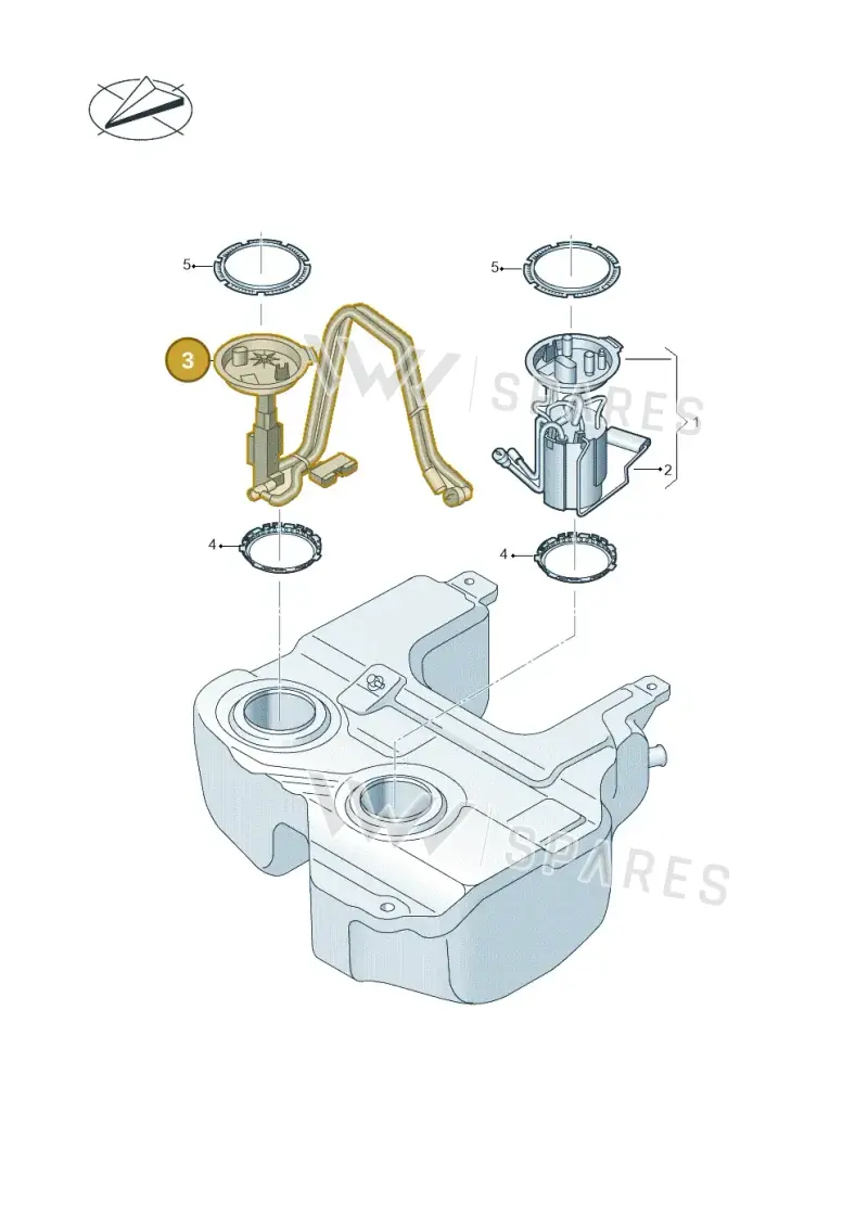 2K0919673D — Volkswagen Caddy kombi (2015-2020) diagram 866919035, position 3