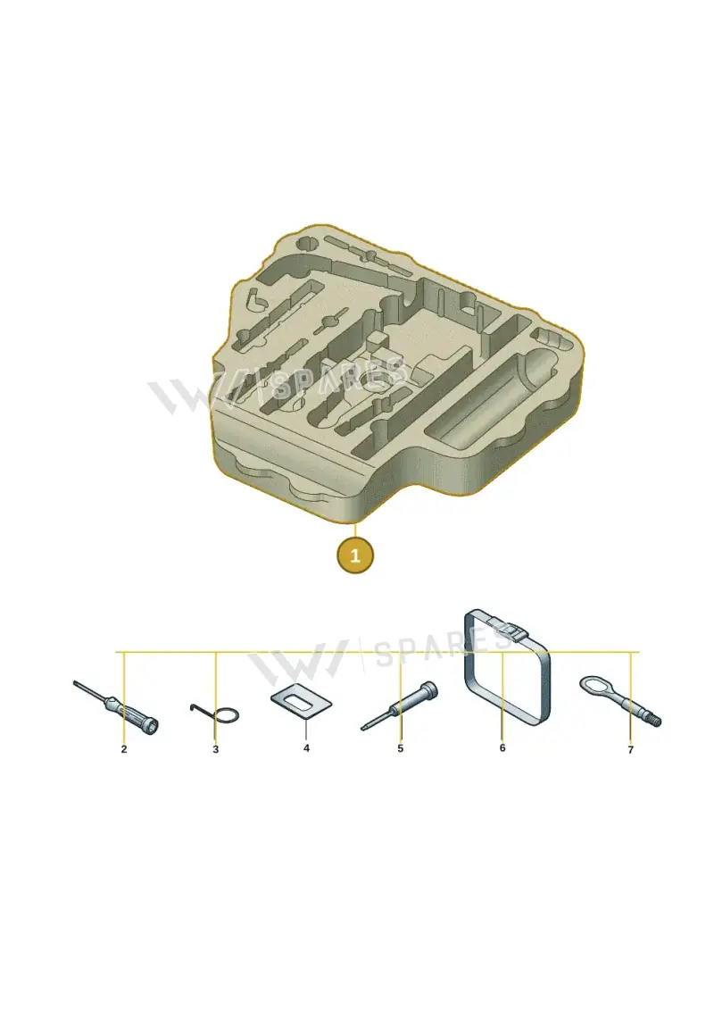 2K7012113D — Volkswagen Caddy Maxi Kombi (2020-2024) diagram 2ka012000, position 1