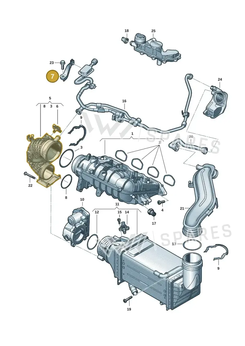 2L0127811 — Volkswagen Multivan (2021-) diagram 7t0133060, position 7