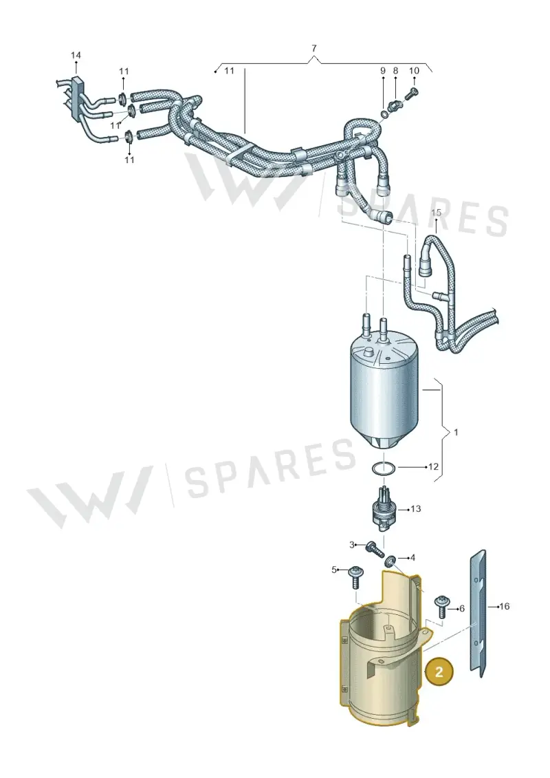 2N0127224H — Volkswagen MAN TGE 55 (2016-2021) diagram 806127100, position 2