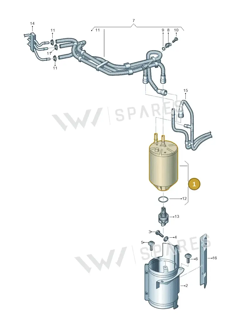 2N0127401AC — Volkswagen MAN TGE 55 (2016-2021) diagram 806127100, position 1