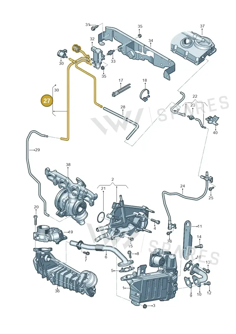 2N0129458AK — Volkswagen MAN TGE 55 (2016-2021) diagram 806131300, position 27