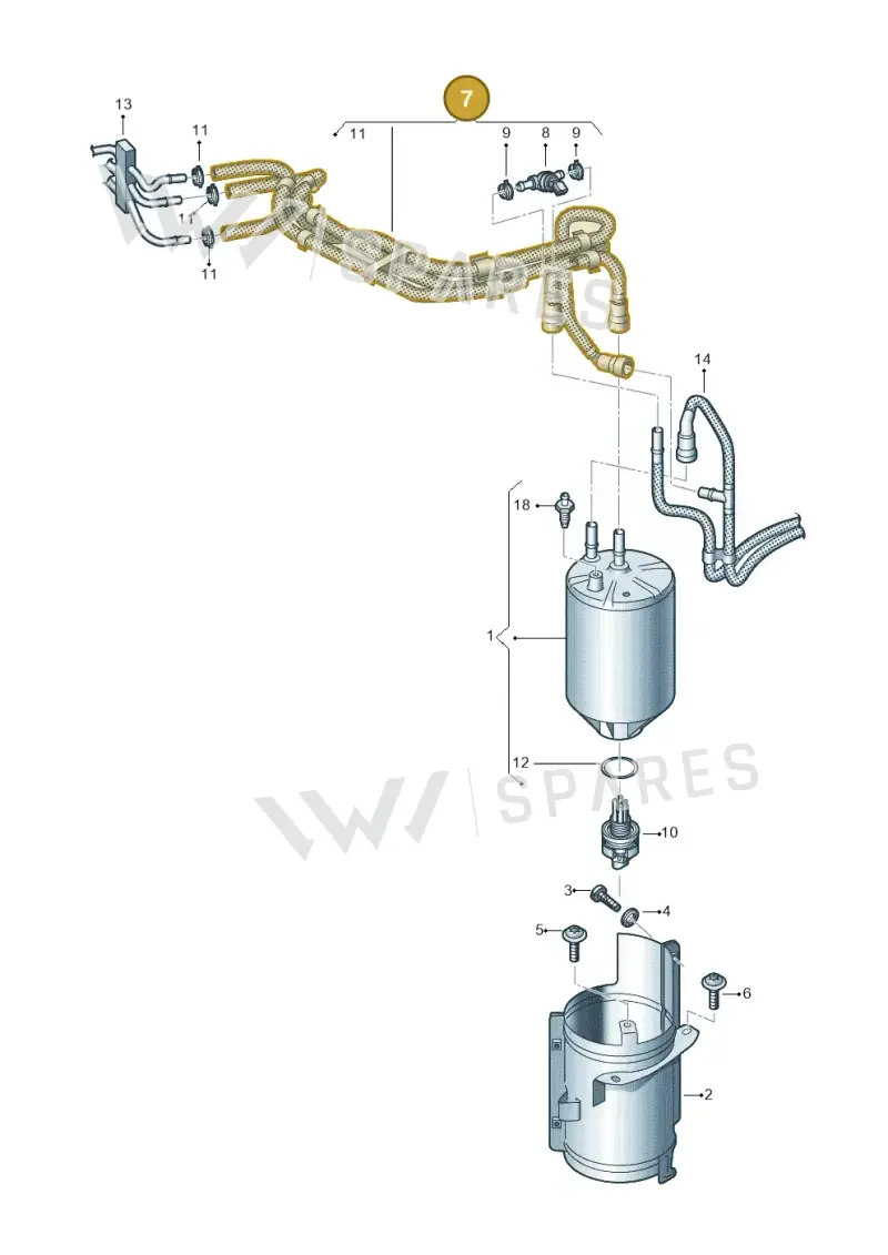 2N0130307CA — Volkswagen MAN TGE 55 (2016-2021) diagram 806127000, position 7