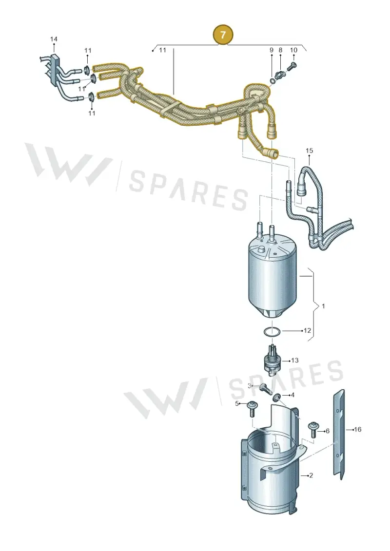 2N0130307CH — Volkswagen MAN TGE 55 (2016-2021) diagram 806127100, position 7