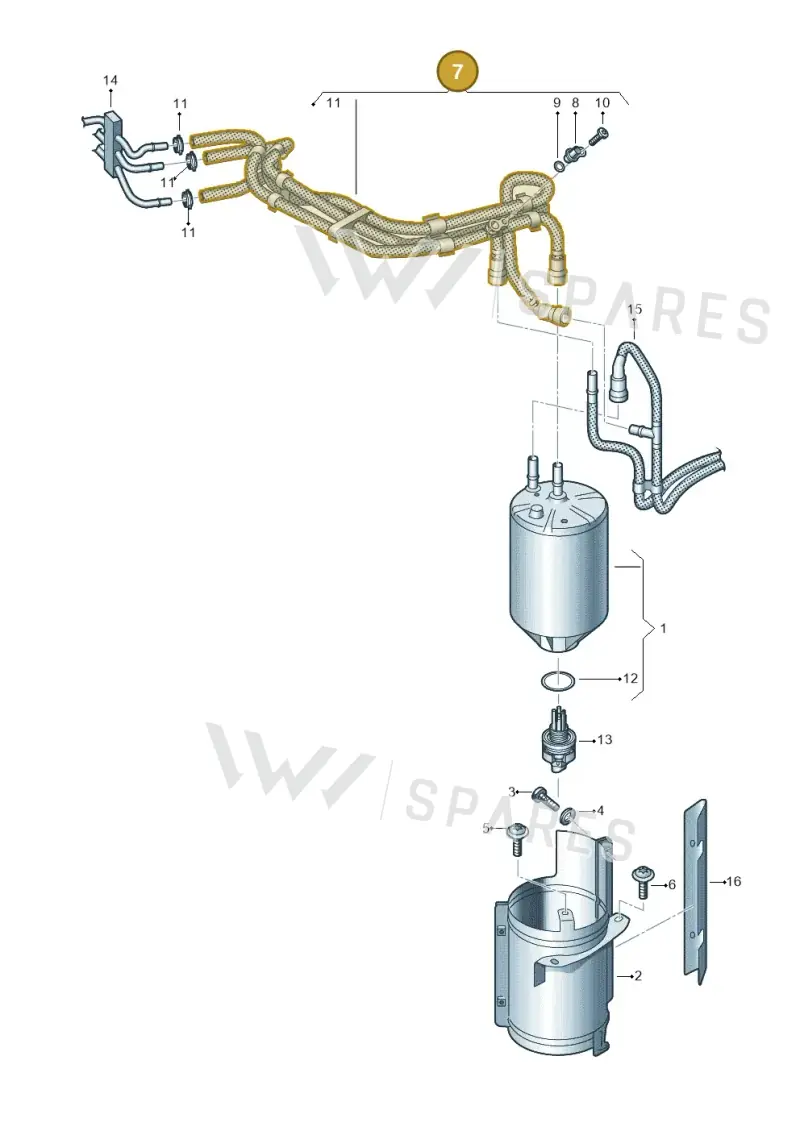 2N0130307CJ — Volkswagen MAN TGE 55 (2016-2021) diagram 806127100, position 7