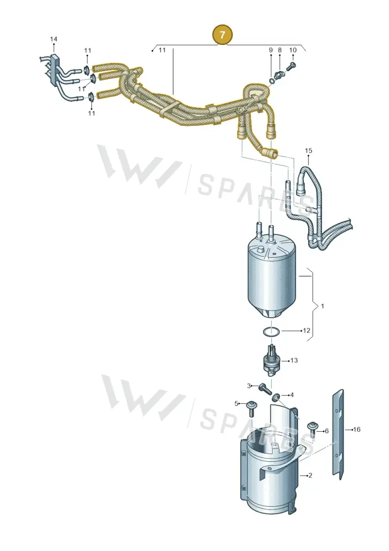 2N0130307CL — Volkswagen MAN TGE 55 (2016-2021) diagram 806127100, position 7