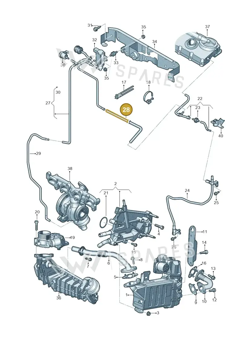 2N0133241FE — Volkswagen MAN TGE 55 (2016-2021) diagram 806131300, position 28