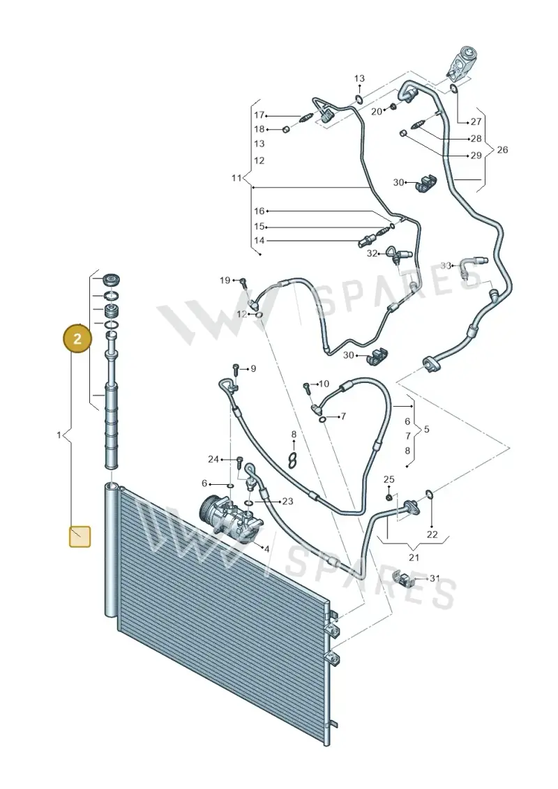 2N0298403 — Volkswagen MAN TGE 55 (2016-2021) diagram 806260400, position 2