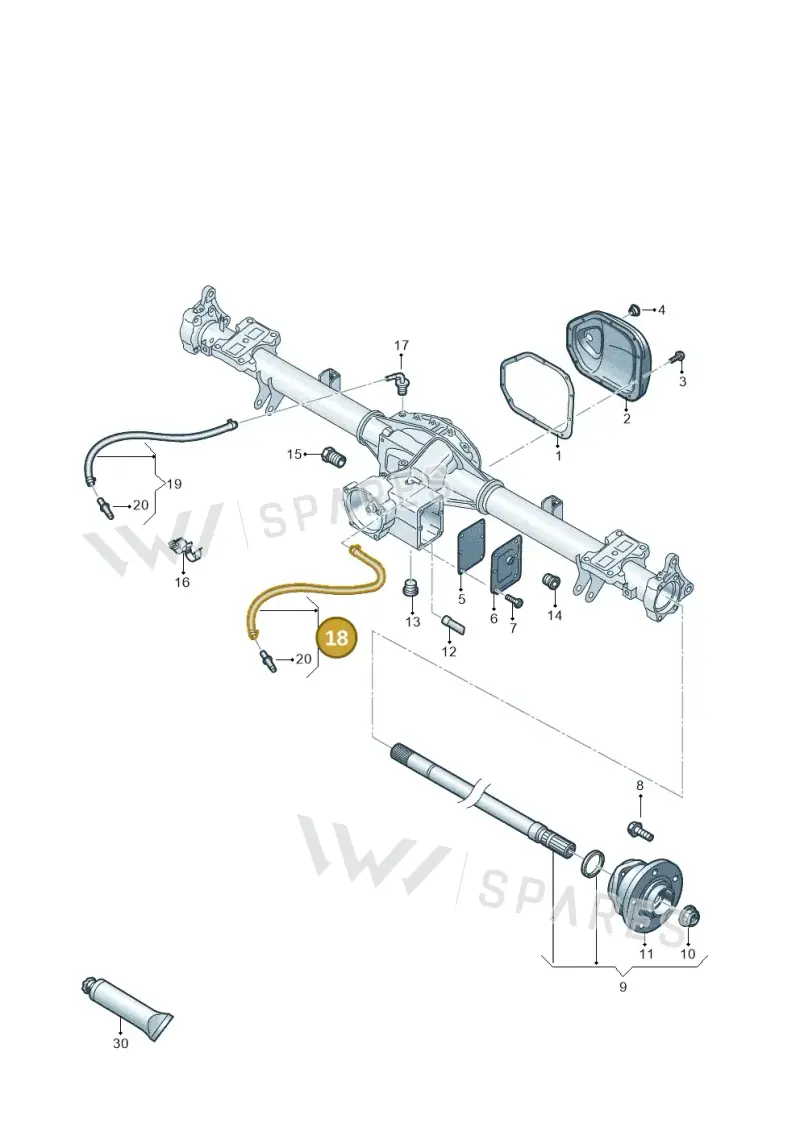 2N0301047 — Volkswagen MAN TGE 55 (2016-2021) diagram 806501120, position 18