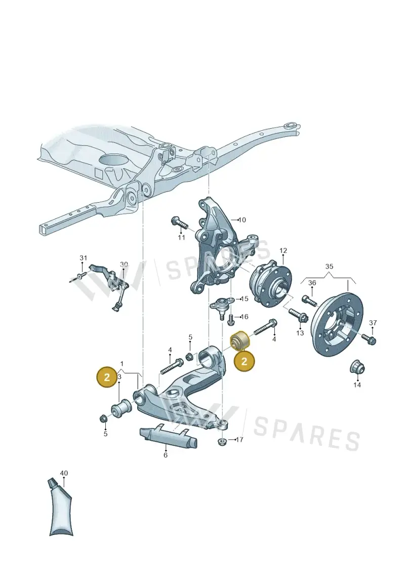 2N0407182C — Volkswagen E-Crafter 35 (2018-2024) diagram 806407000, position 2
