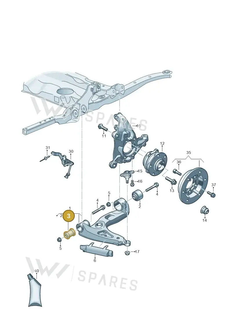 2N0407183B — Volkswagen E-Crafter 35 (2018-2024) diagram 806407000, position 3