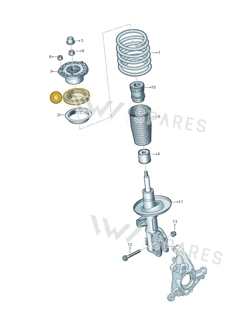2N0412249C — Volkswagen E-Crafter 35 (2018-2024) diagram 806411000, position 6