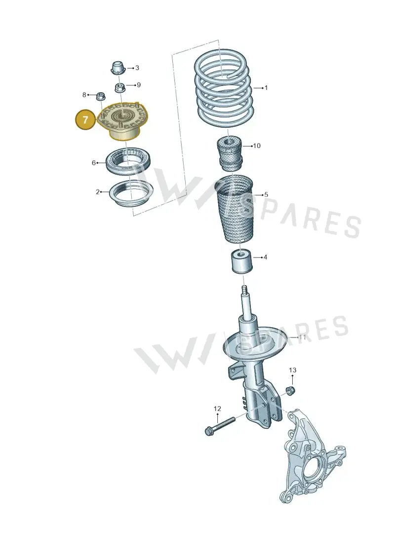 2N0412331D — Volkswagen MAN TGE 55 (2016-2021) diagram 806411000, position 7