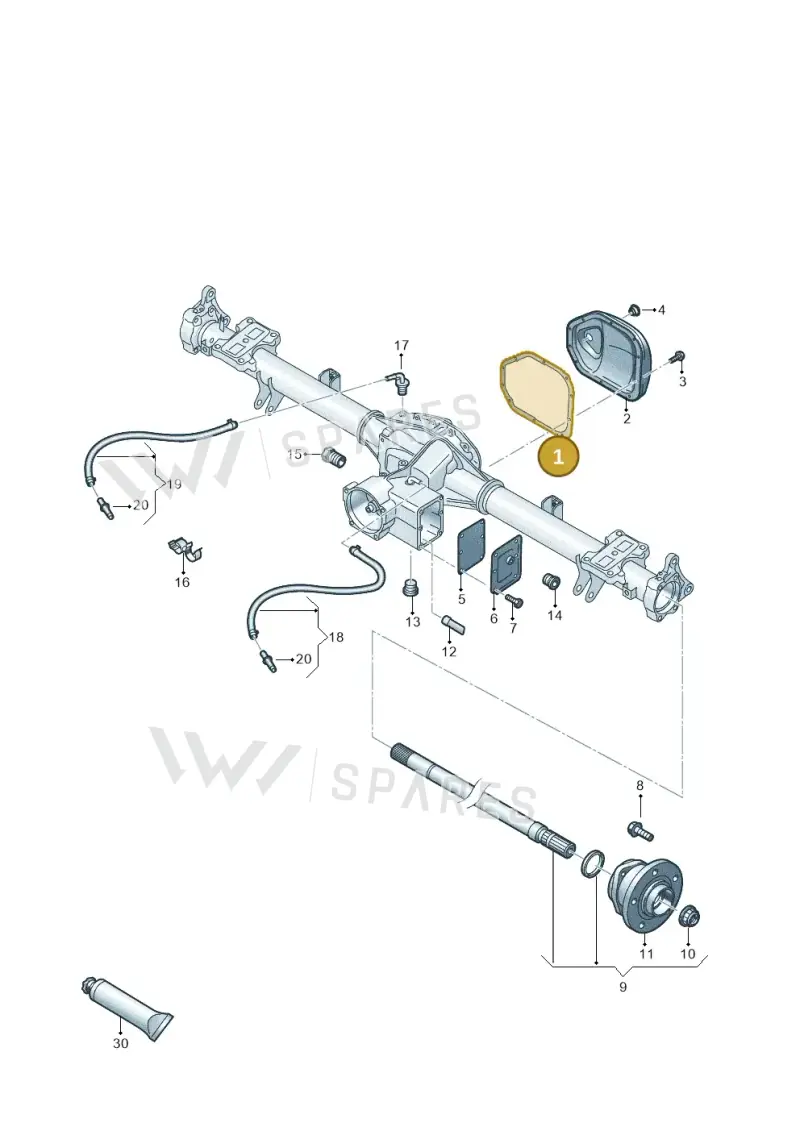 2N0525089 — Volkswagen MAN TGE 55 (2016-2021) diagram 806501120, position 1