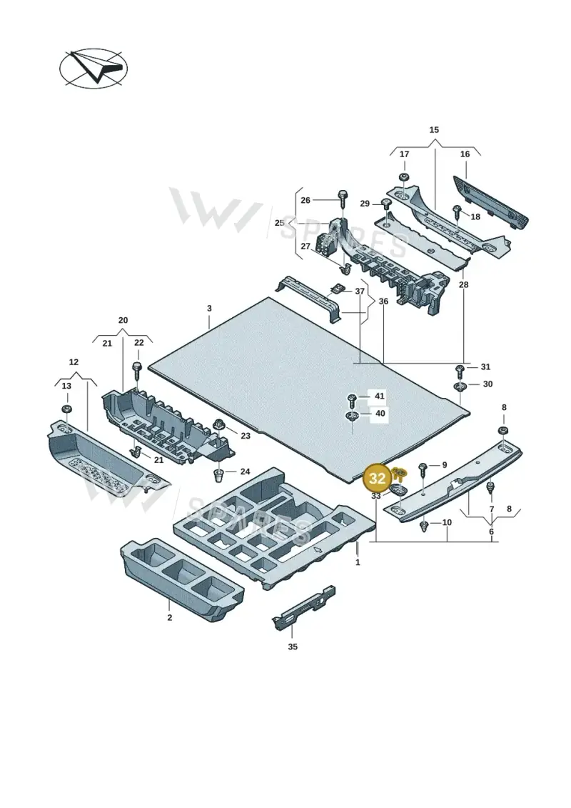 2N0801983A — Volkswagen ID.Buzz (2022-) diagram 15a863100, position 32