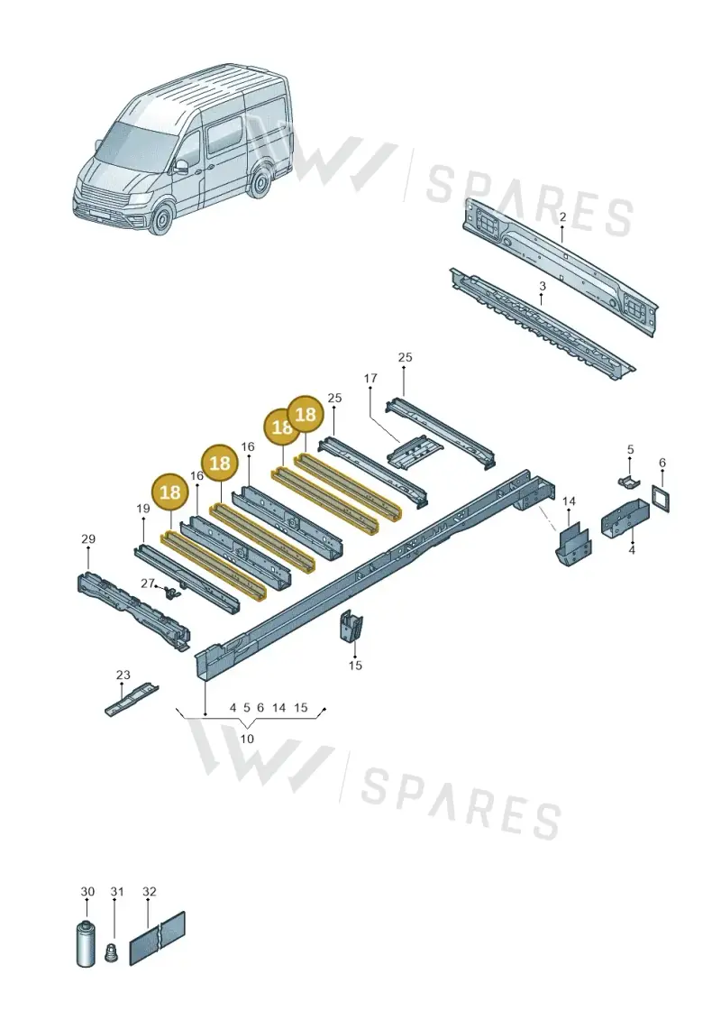 2N0803163Q — Volkswagen E-Crafter 35 (2018-2024) diagram 599803250, position 18