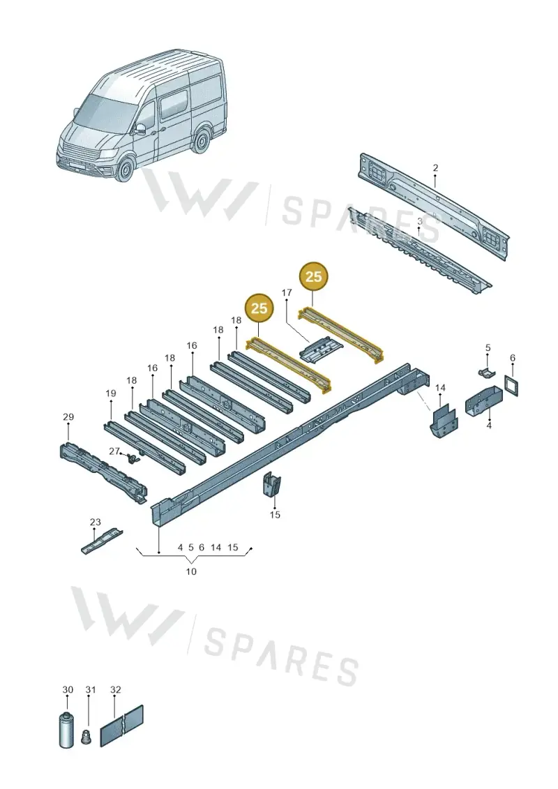 2N0803173G — Volkswagen E-Crafter 35 (2018-2024) diagram 599803250, position 25