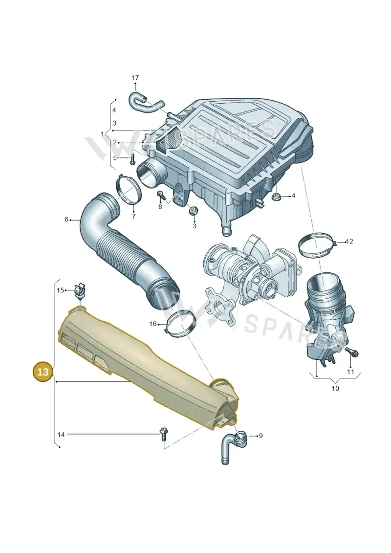 2Q0129509B — SEAT Arona (2017-) diagram 837129000, position 13
