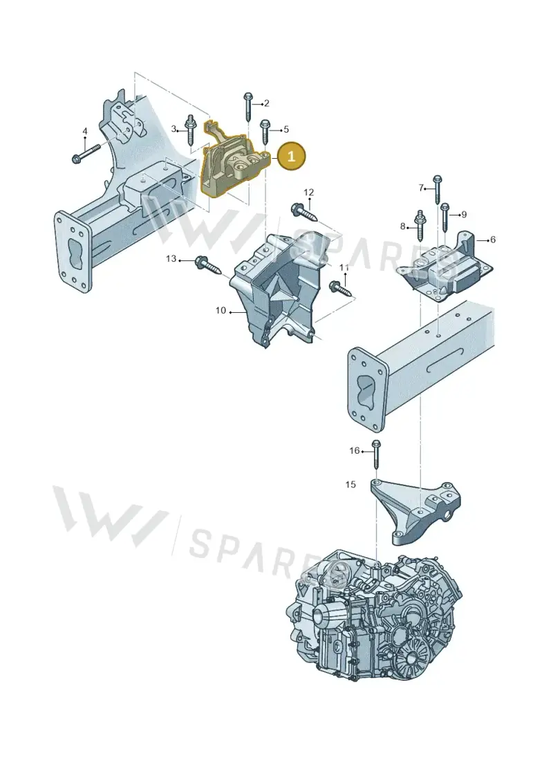 2Q0199262BE — Volkswagen Polo (2019-) diagram 746199350, position 1