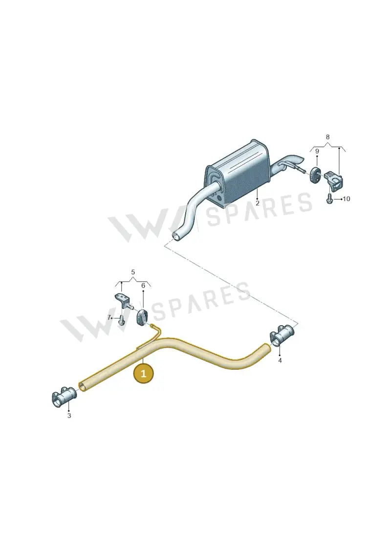 2Q0253201 — Volkswagen T-Cross 1,0 (2018-2024) diagram 837255100, position 1