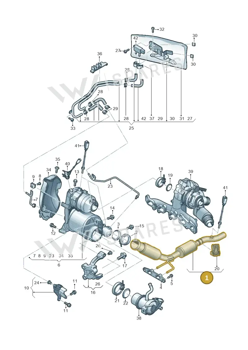2Q0254502X — Skoda Kamiq (2019-2020) diagram 837253500, position 1
