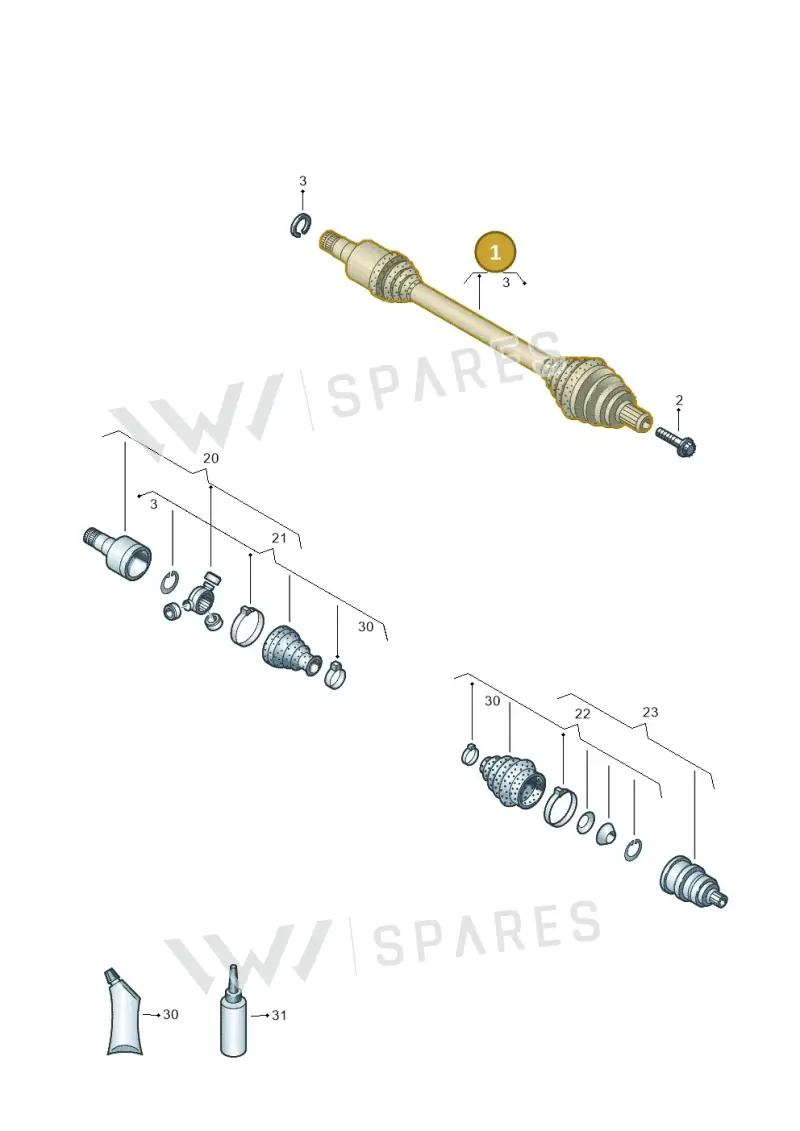 2Q0407272CK — Skoda Kamiq (2019-2020) diagram 827407220, position 1