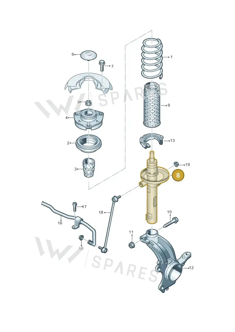 2Q0413031EJ — Skoda Fabia (2021-2022) diagram 753411000, position 8