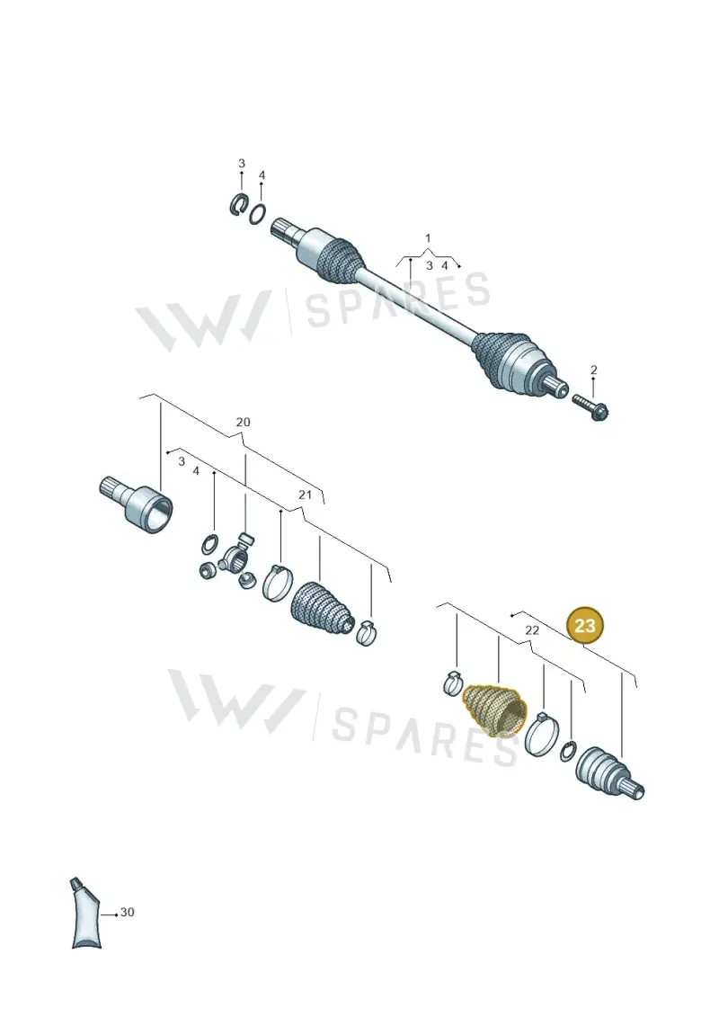 2Q0498099L — SEAT Leon (2019-) diagram 827407210, position 23